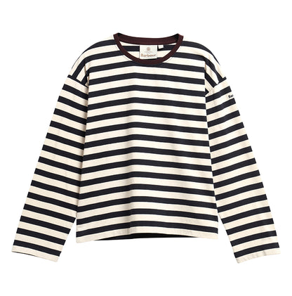 Barbour Woodhouse Long Sleeve Top Dark Navy