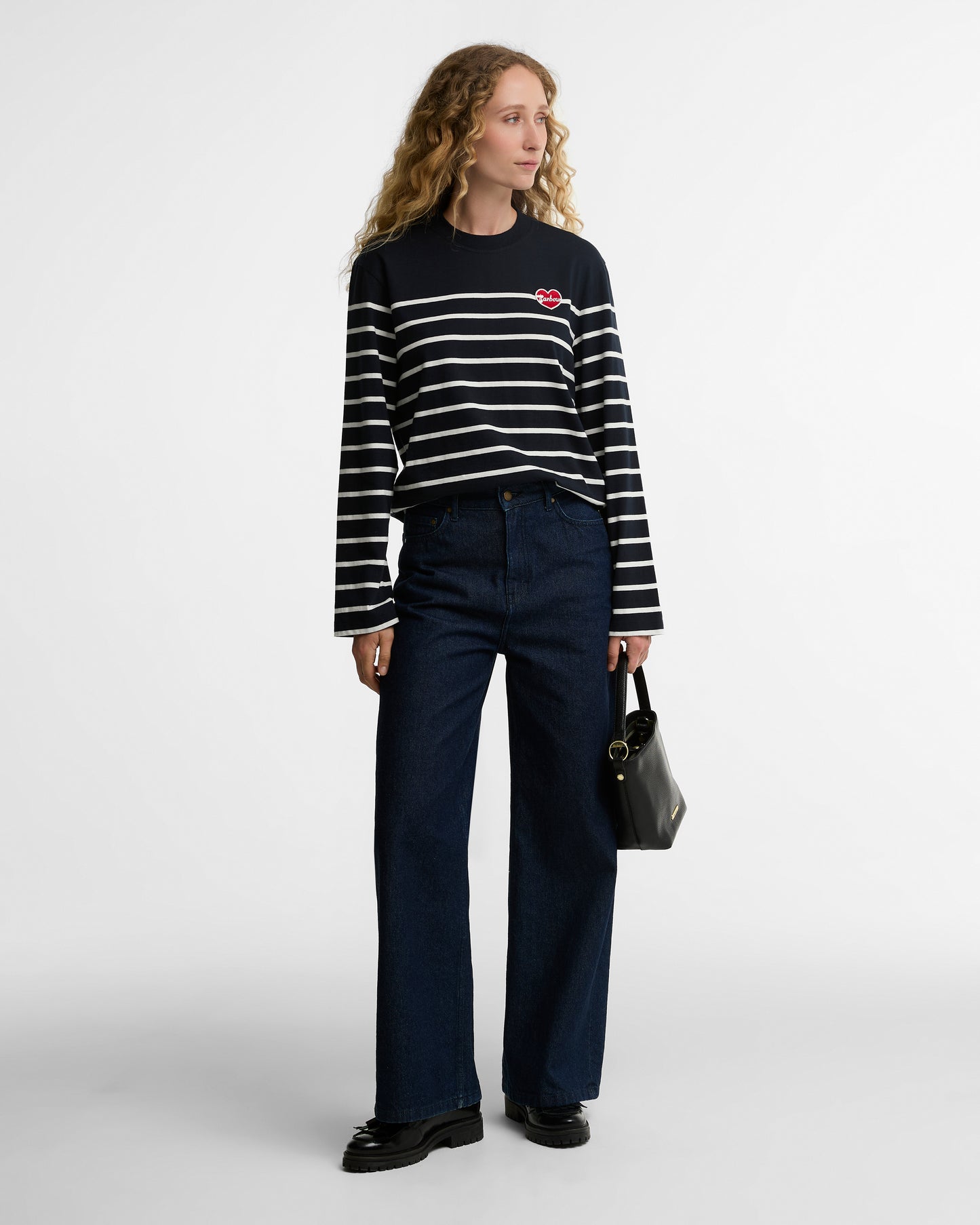 Barbour Harling Top Dark Navy/Cloud