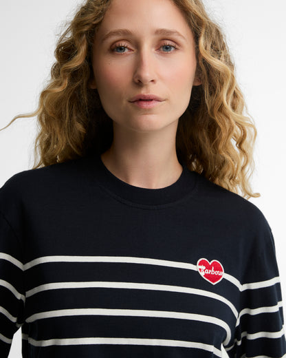Barbour Harling Top Dark Navy/Cloud