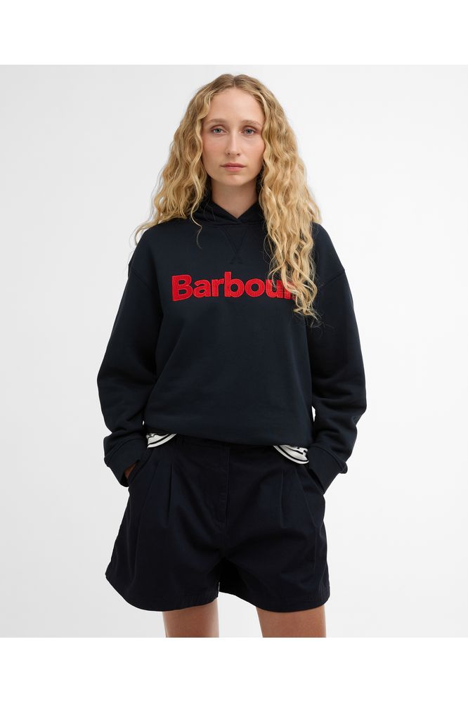 Barbour Hartland Hoodie Navy