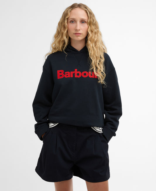 Barbour Hartland Hoodie Navy