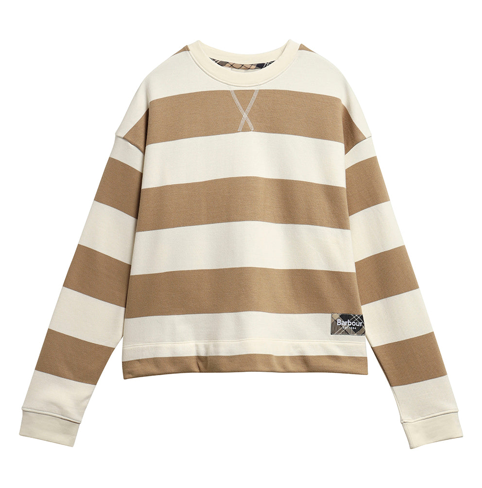 Barbour Eva Sweatshirt Cloud/Warm Trench