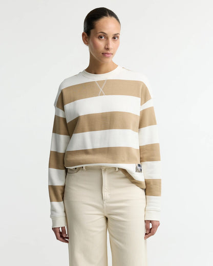 Barbour Eva Sweatshirt Cloud/Warm Trench