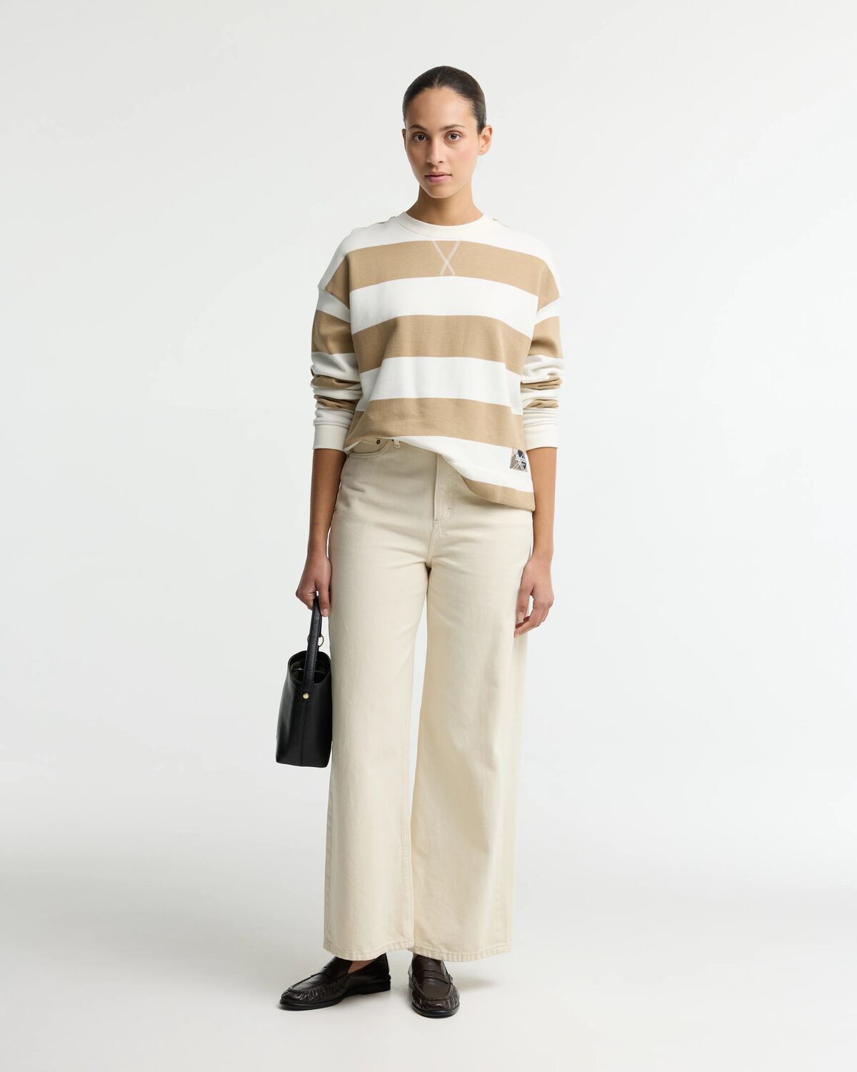 Barbour Eva Sweatshirt Cloud/Warm Trench