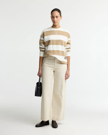 Barbour Eva Sweatshirt Cloud/Warm Trench