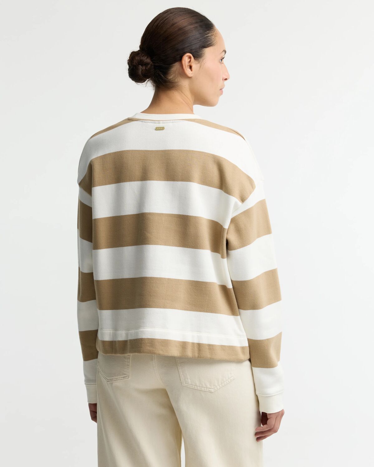 Barbour Eva Sweatshirt Cloud/Warm Trench