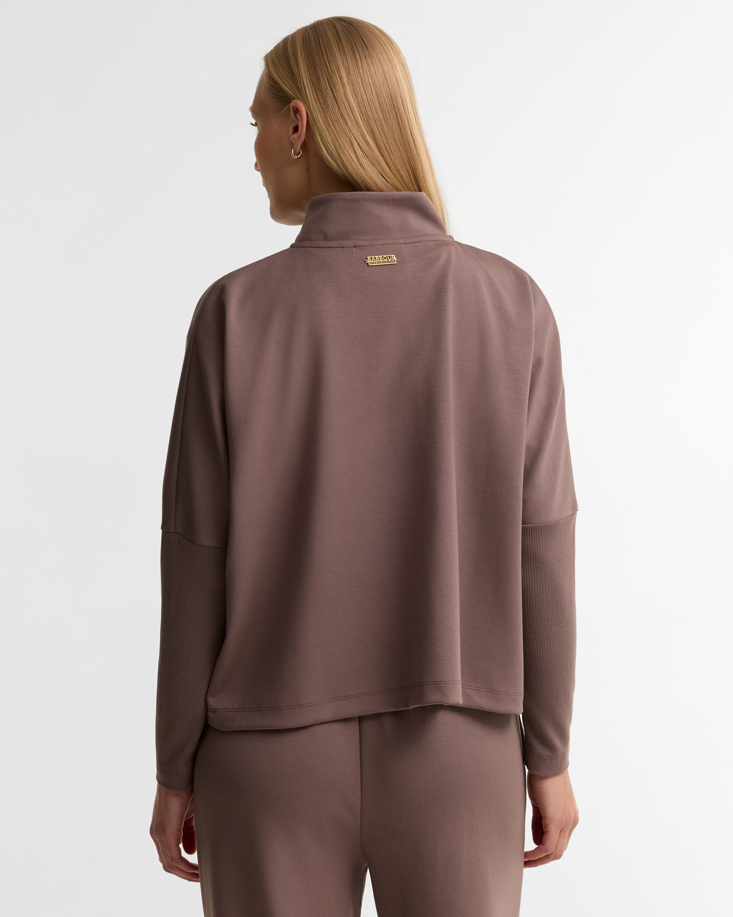 Barbour Kemora Half Zip Knitwear Truffle