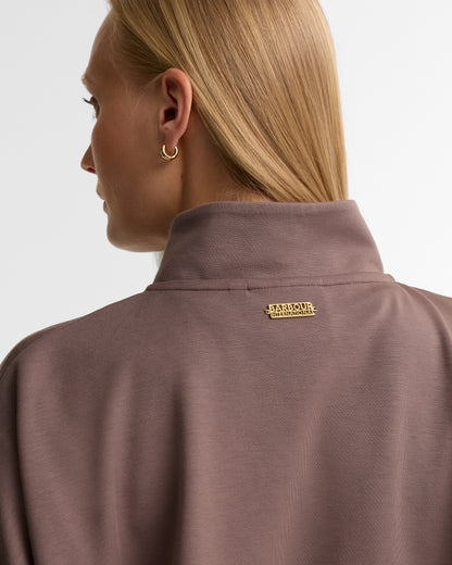 Barbour Kemora Half Zip Knitwear Truffle