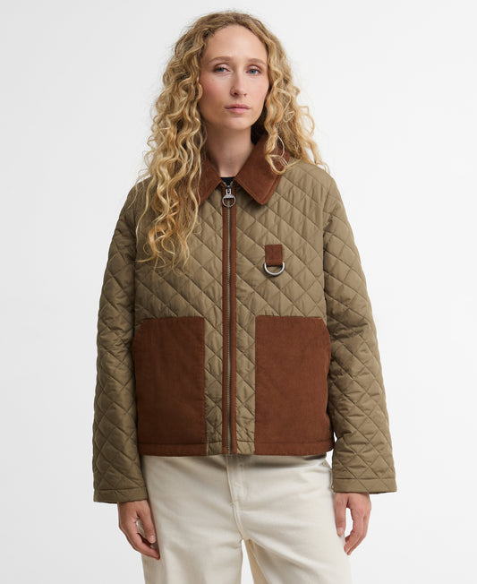 Barbour Aylesby Quilted Jacket Dusky Green