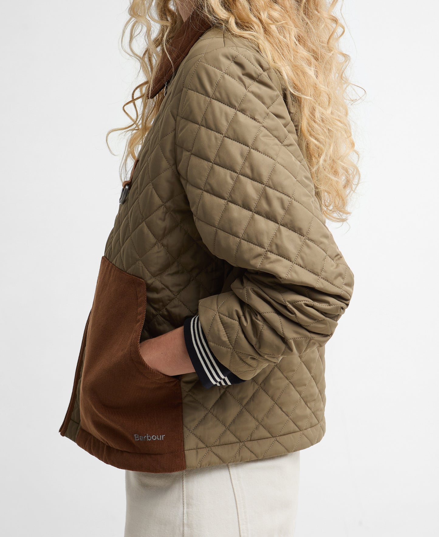 Barbour Aylesby Quilted Jacket Dusky Green