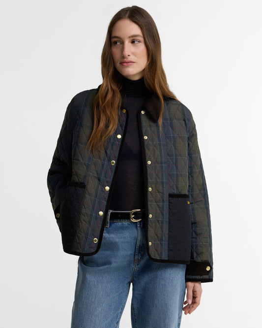 Barbour Ainsdale Check Jacket Shadow
