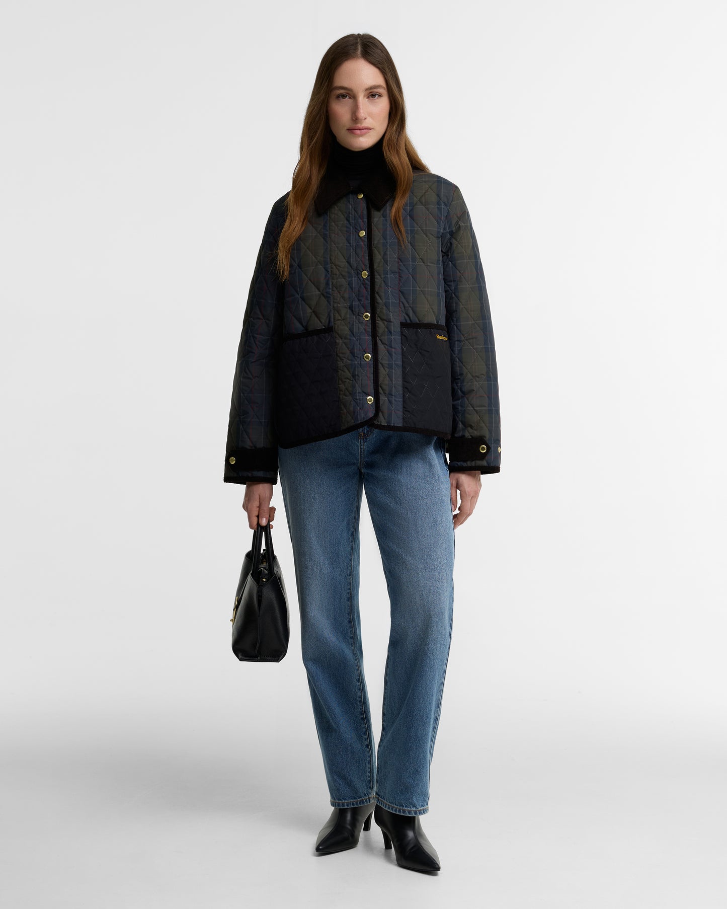 Barbour Ainsdale Check Jacket Shadow