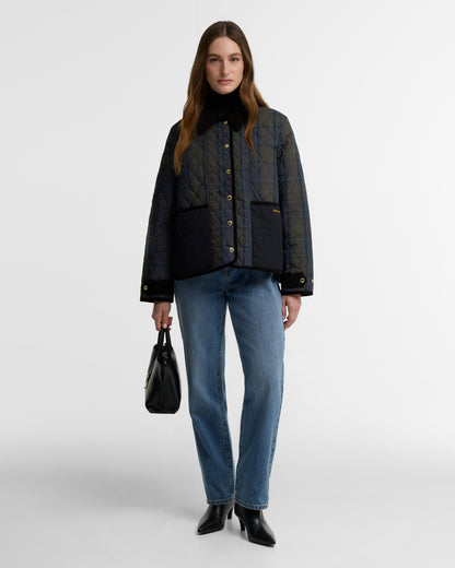 Barbour Ainsdale Check Jacket Shadow