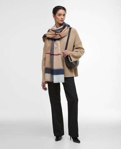 Barbour Rosefield Scarf Hessian Tartan