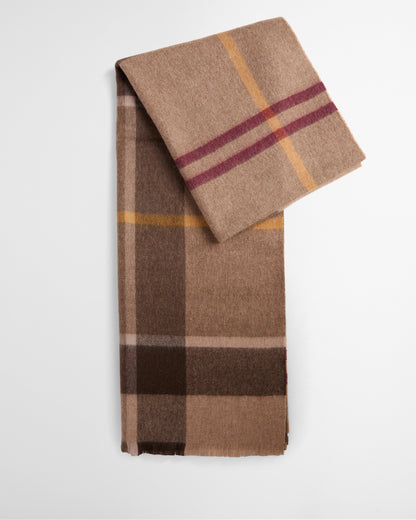 Barbour Rosefield Scarf Muted Tartan