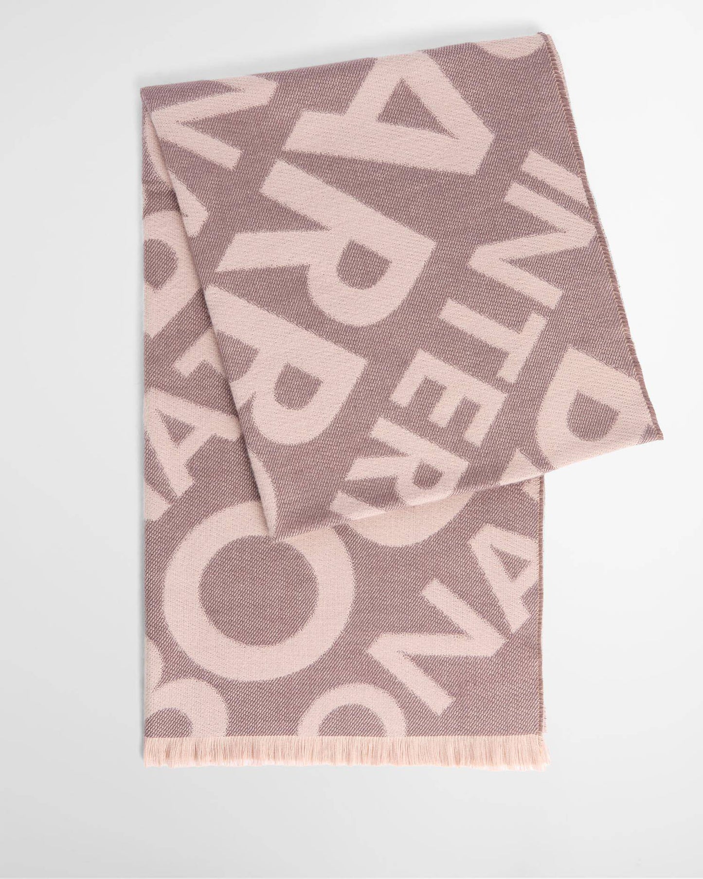 Barbour Kenna Logo Scarf Truffle