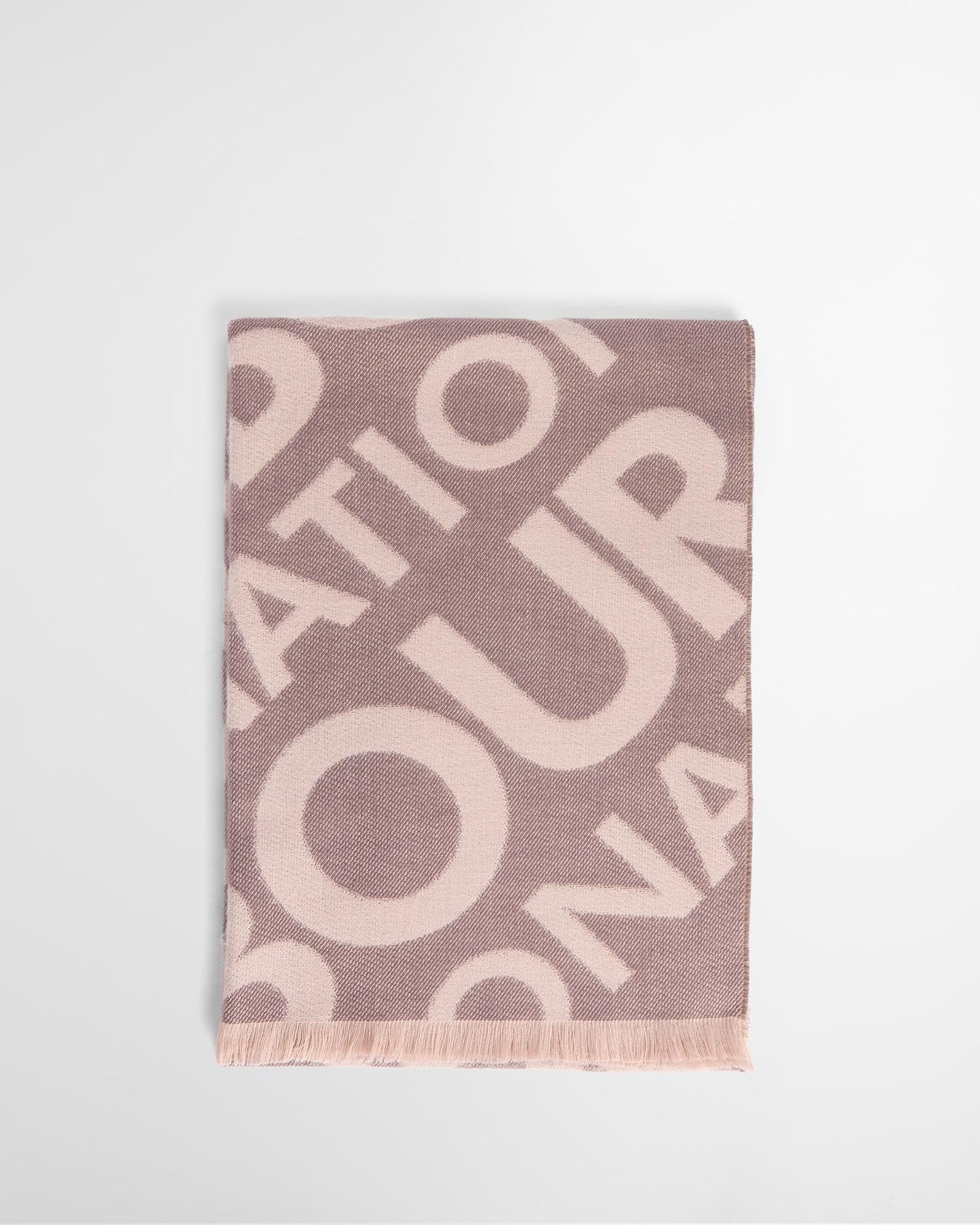 Barbour Kenna Logo Scarf Truffle
