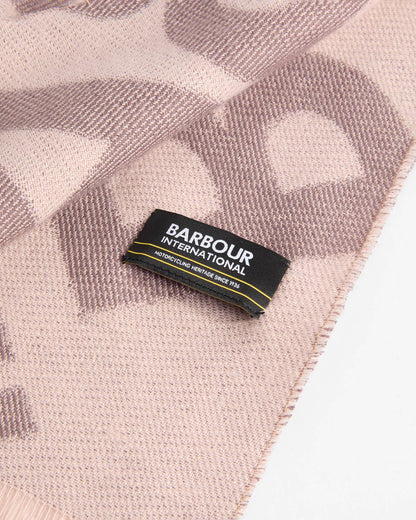 Barbour Kenna Logo Scarf Truffle