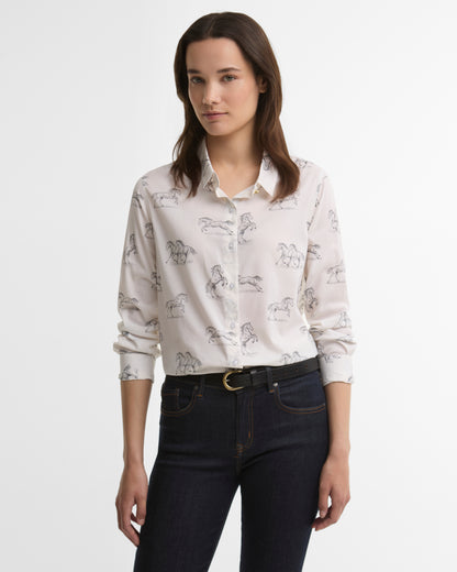 Barbour Safari Shirt Multi Horse