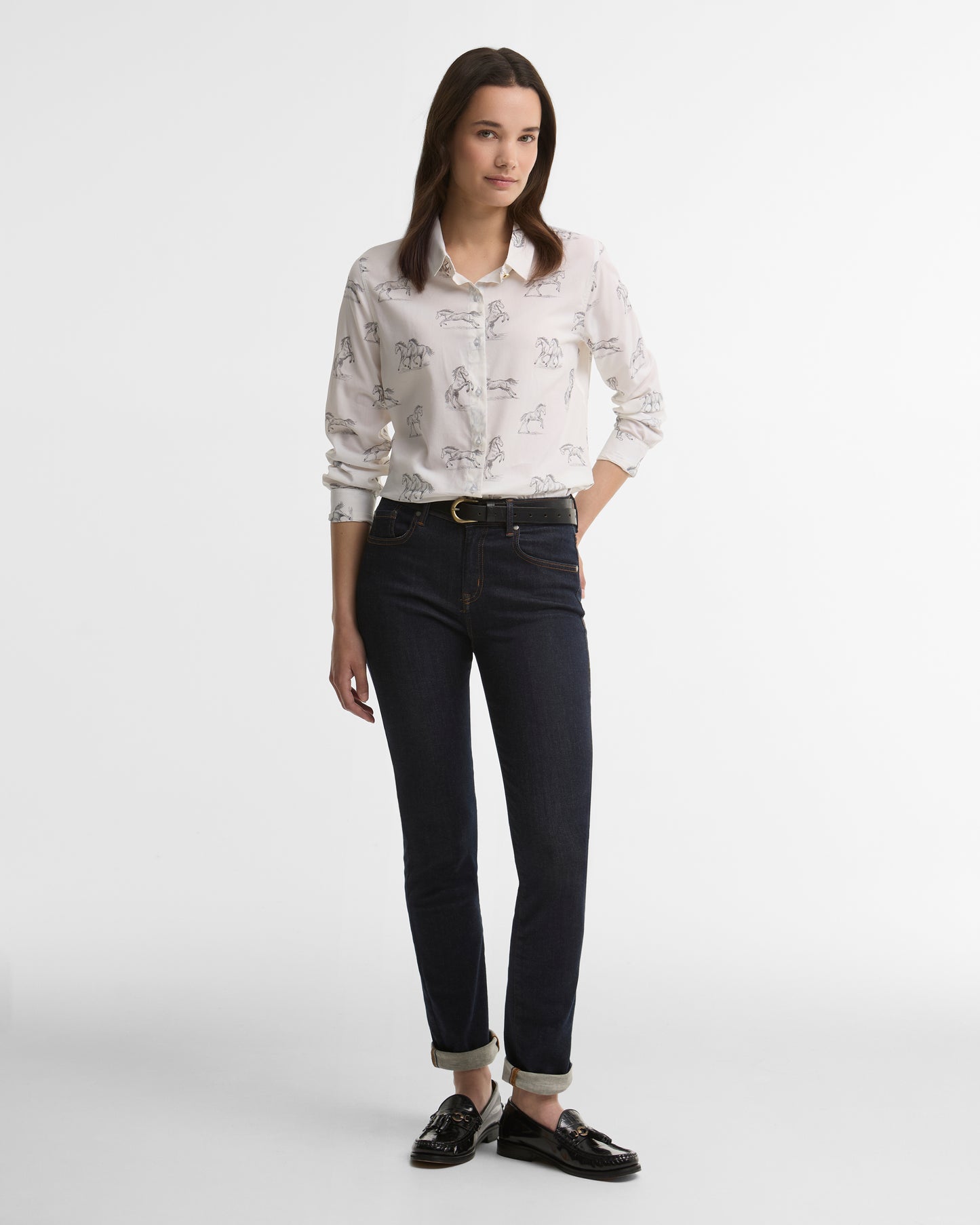 Barbour Safari Shirt Multi Horse
