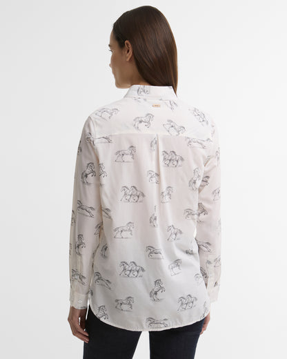 Barbour Safari Shirt Multi Horse