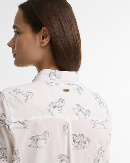 Barbour Safari Shirt Multi Horse