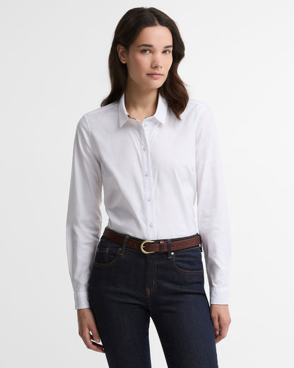 Barbour Derwent Shirt White/Muted Tartan
