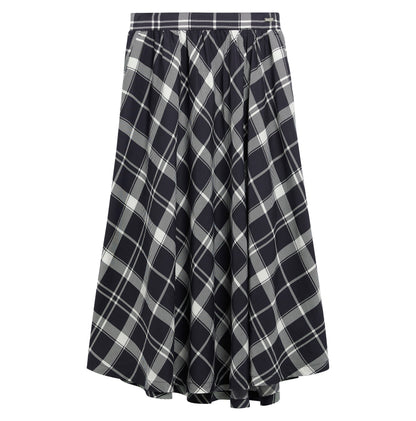 Barbour Baiton Midi Skirt Dark Navy