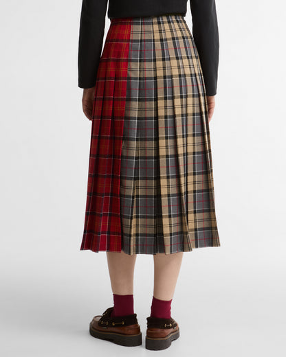 Barbour Marena Midi Skirt Cardinal