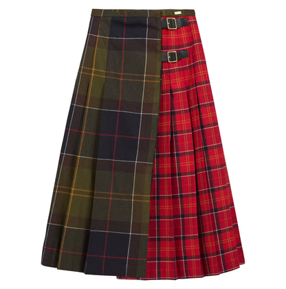 Barbour Marena Midi Skirt Cardinal