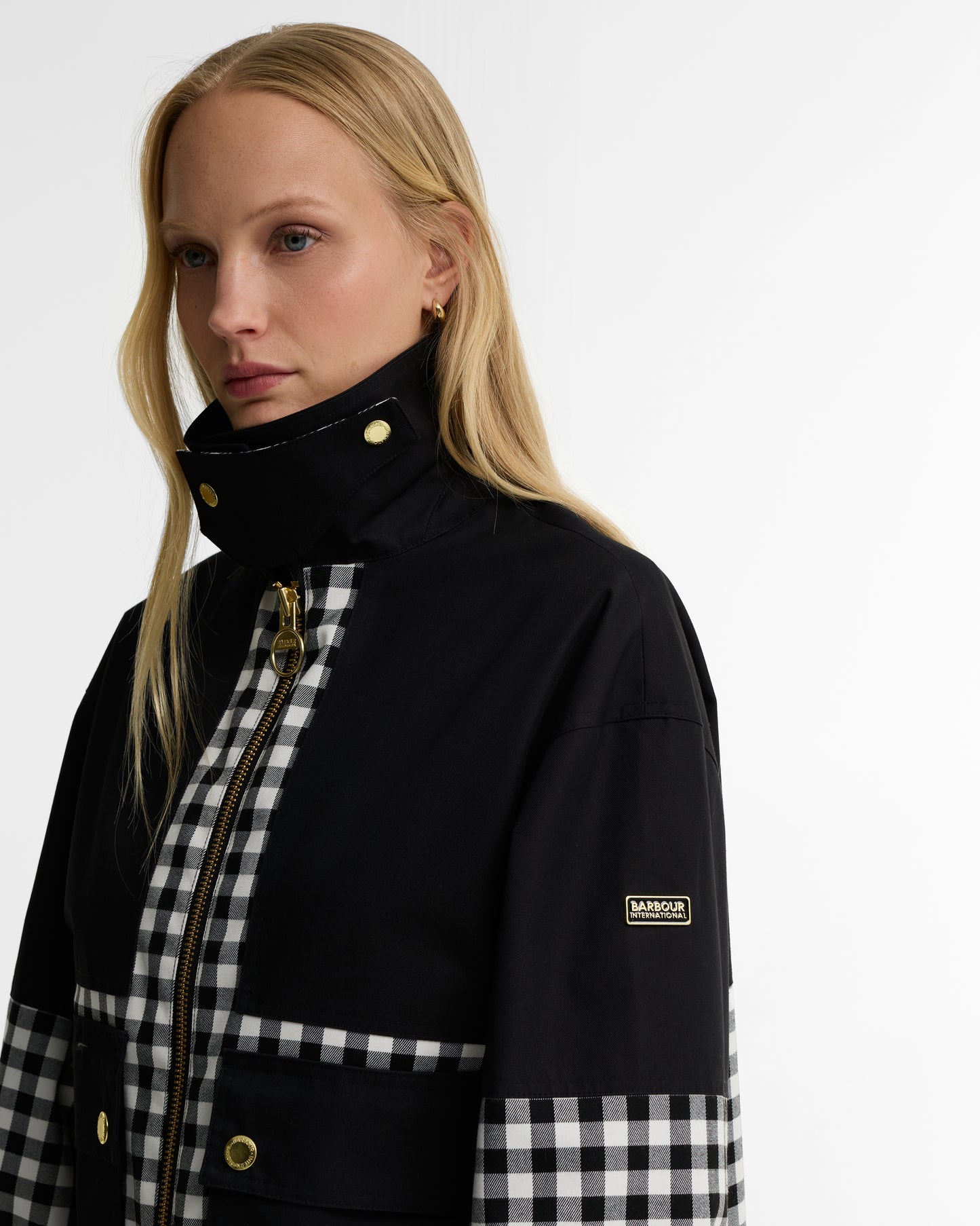 Barbour Gabriette CheckJacket Black/Neutral