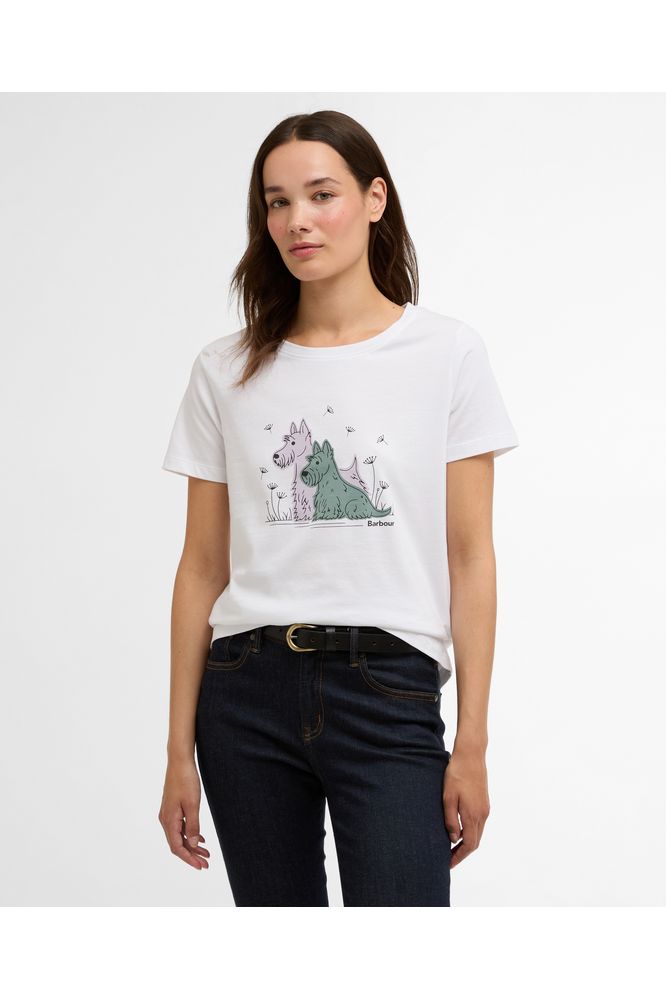 Barbour Clover T-Shirt White