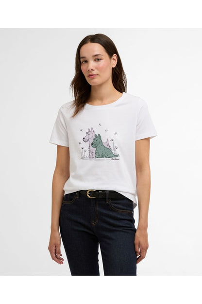 Barbour Clover T-Shirt White