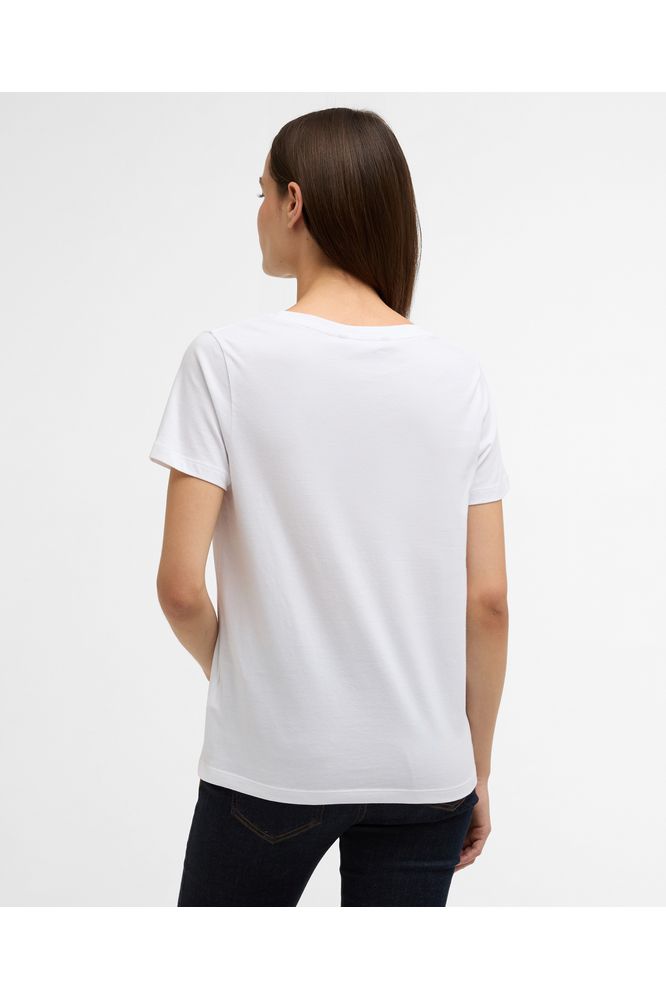 Barbour Clover T-Shirt White