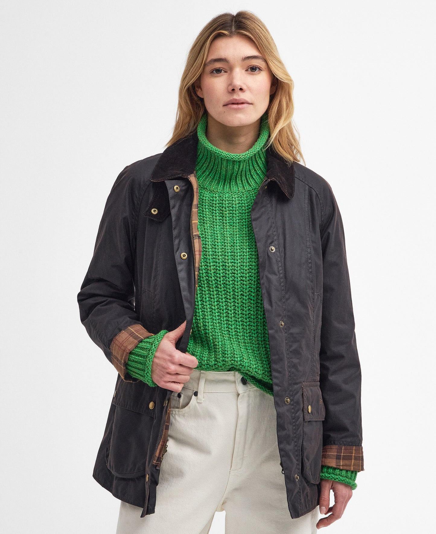 Barbour Beadnell Waxed Jacket- Rustic