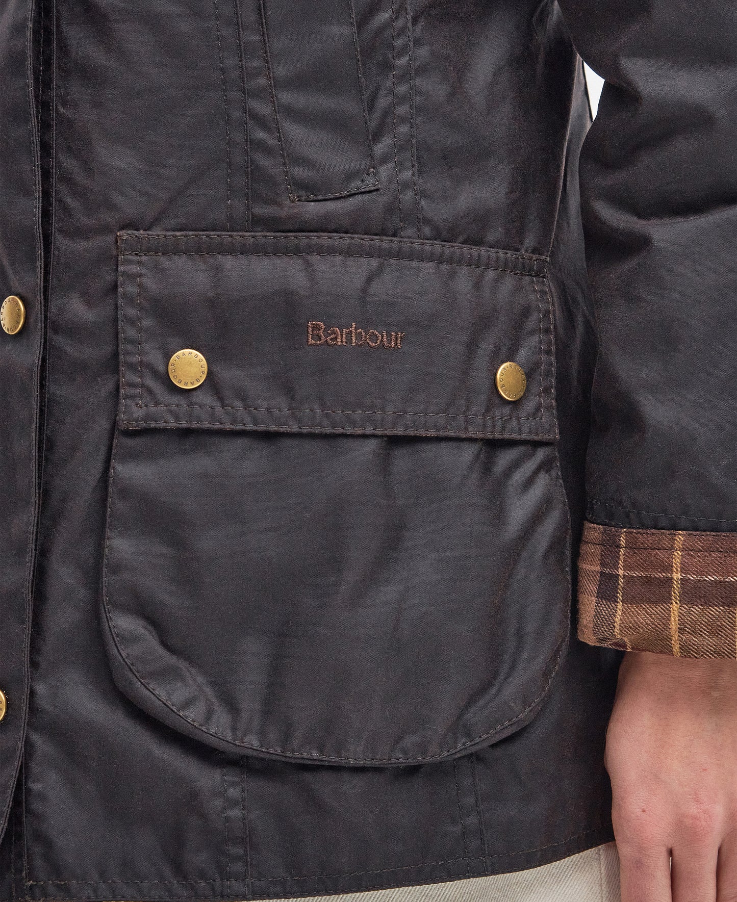 Barbour Beadnell Waxed Jacket- Rustic