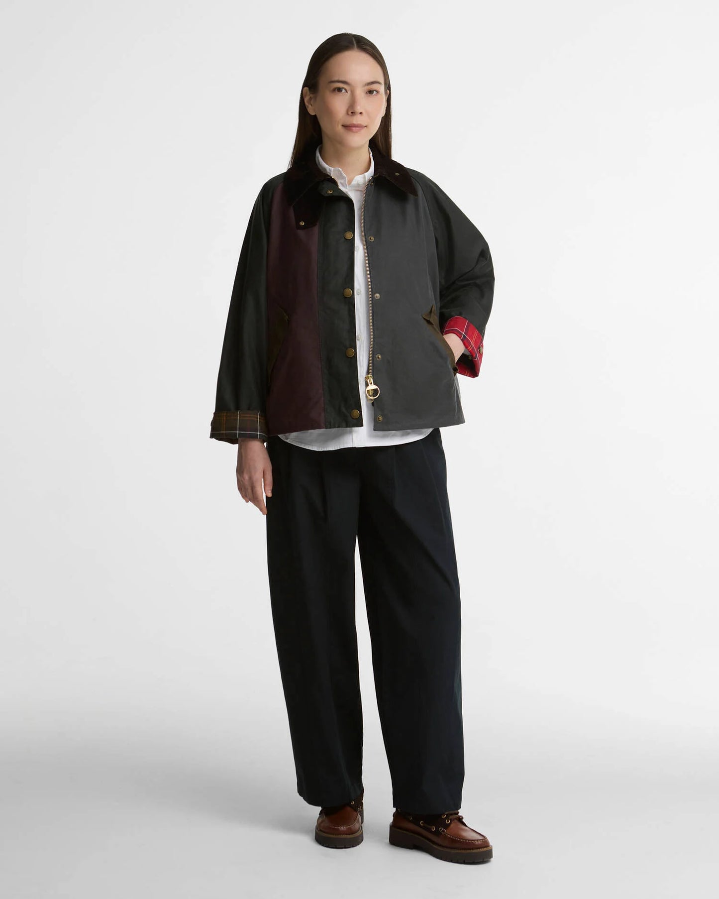 Barbour Patchwork Transporter Wax Jacket