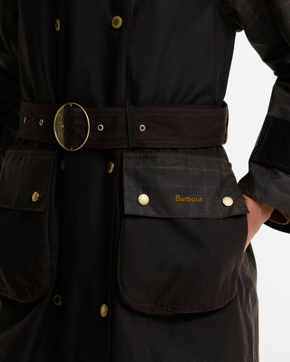 Barbour Elva Wax Rustic/Muted Tartan