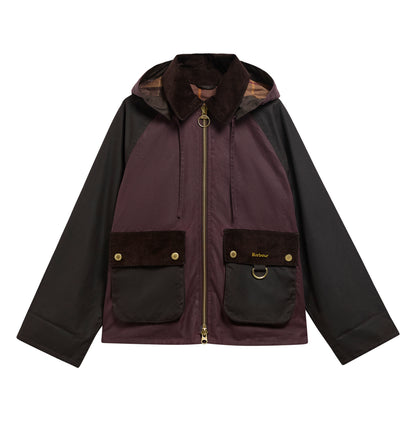 Barbour Carville Wax Jacket-Rustic