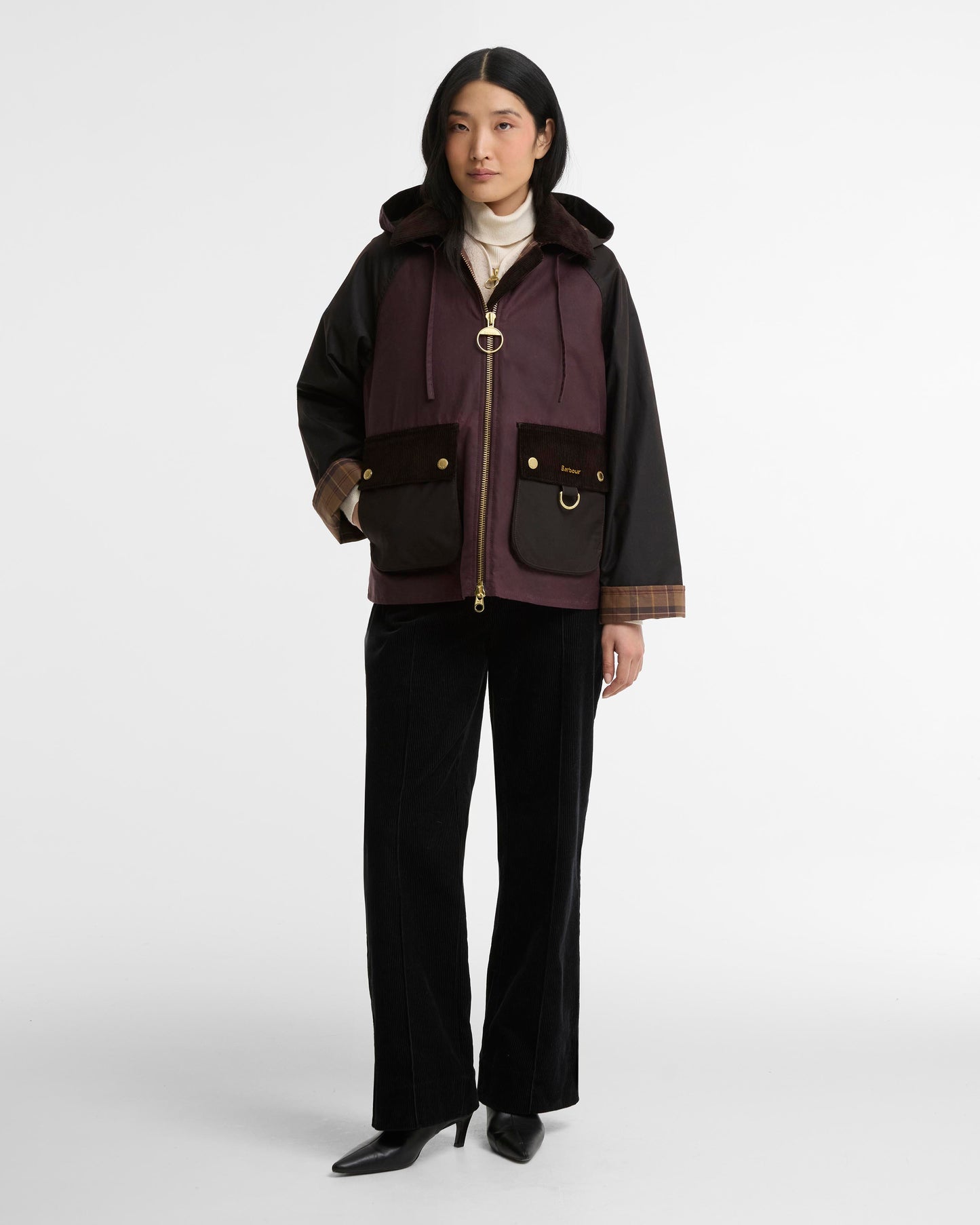 Barbour Carville Wax Jacket-Rustic