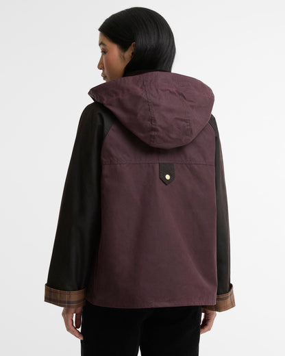 Barbour Carville Wax Jacket-Rustic