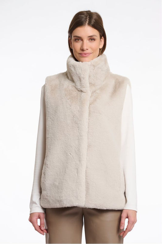 Rino & Pelle Faux Fur Birch Lison Waistcoat