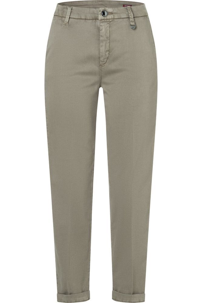 MAC Chino Turn Up Mud Green