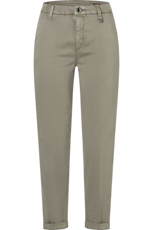 MAC Chino Turn Up Mud Green