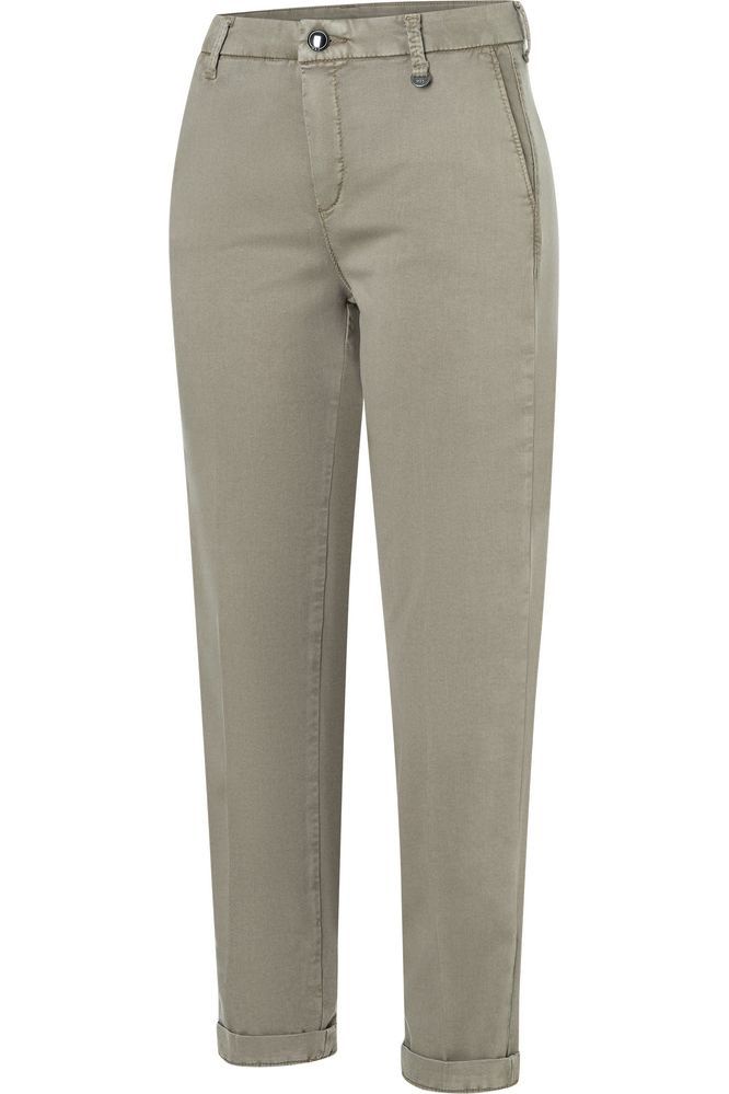 MAC Chino Turn Up Mud Green