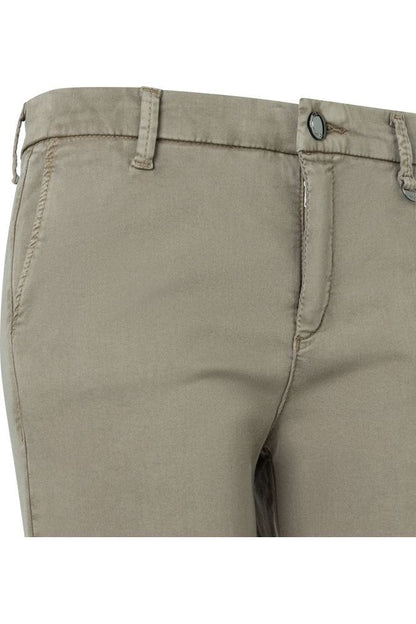 MAC Chino Turn Up Mud Green