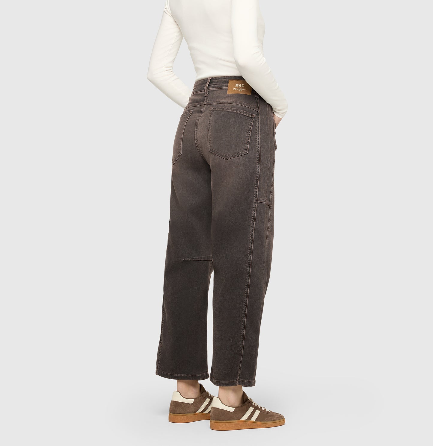 MAC Ohio Barrel Jeans Coffee Vintage