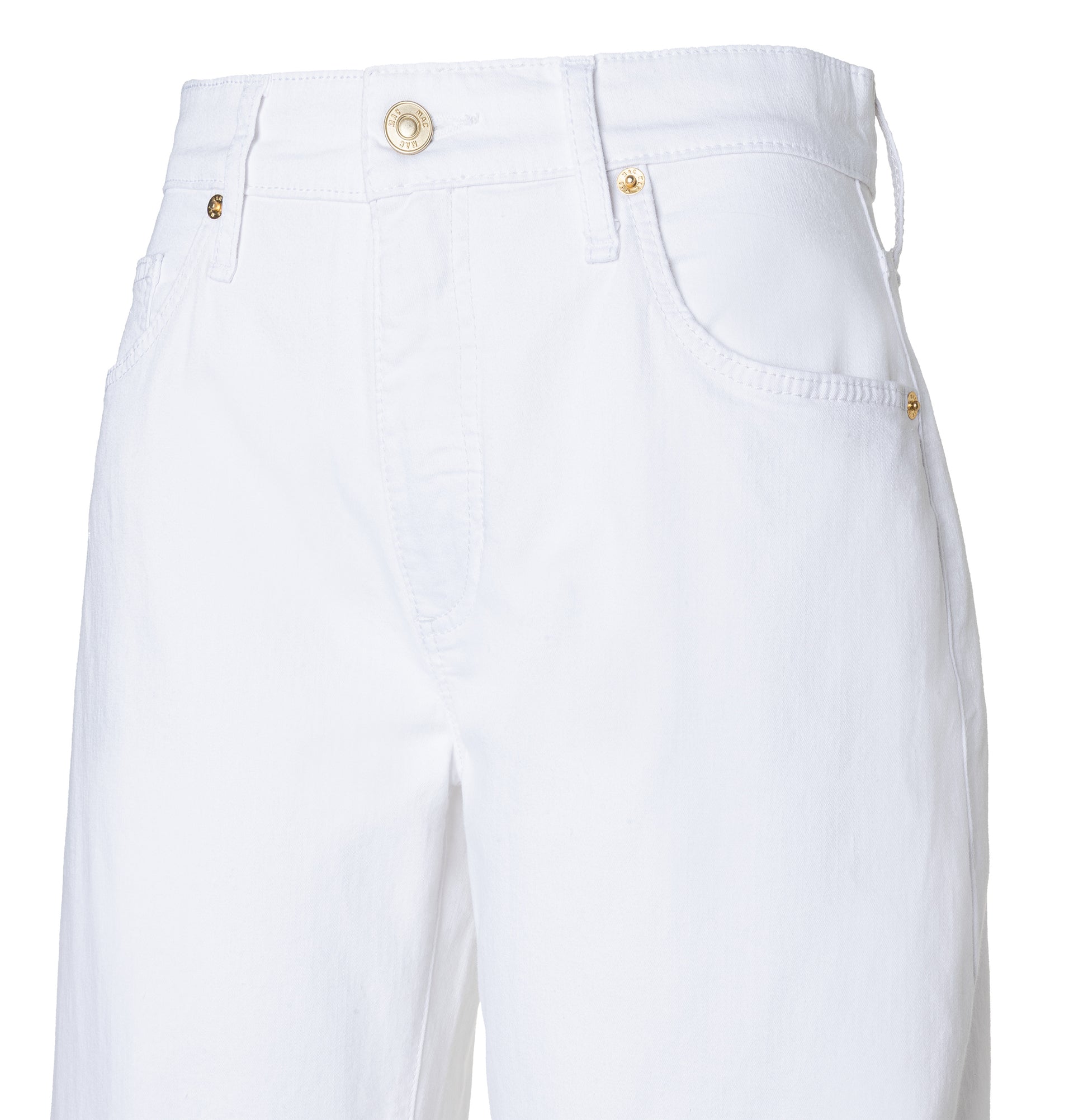 MAC Danni Loose Fit Barrel Leg White
