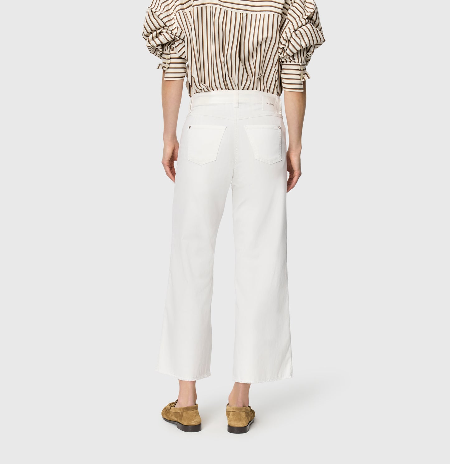 MAC Dream Wide Cropped White