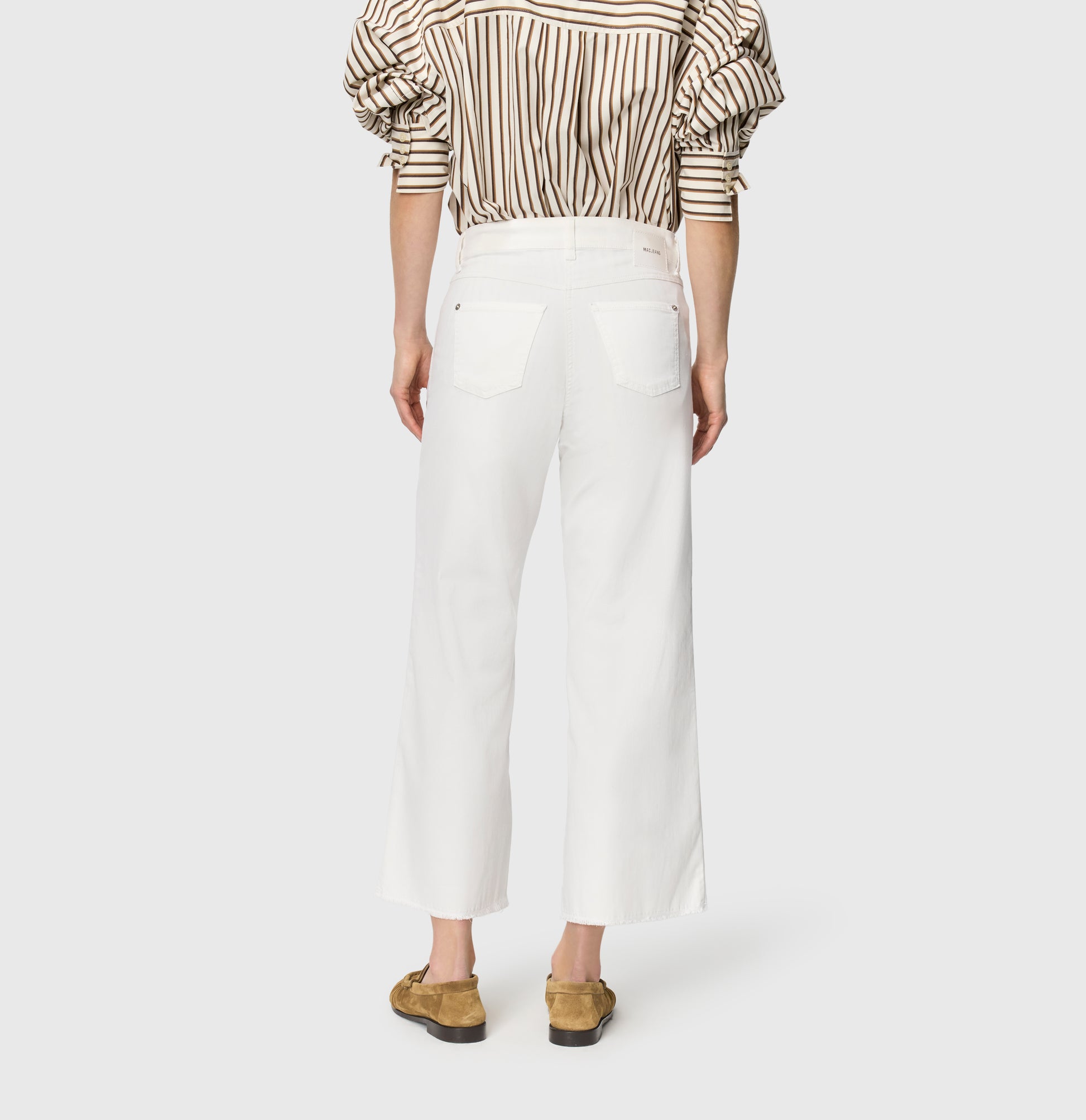 MAC Dream Wide Cropped White